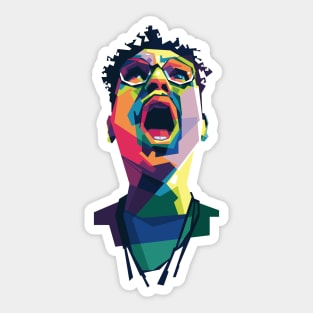 Buggin Out WPAP pop art Sticker